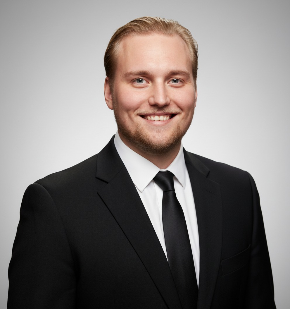 After: Professional corporate headshot
